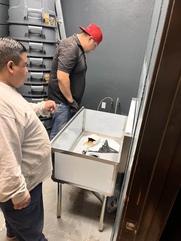Commercial plumbing and sink installation in Walter Heights